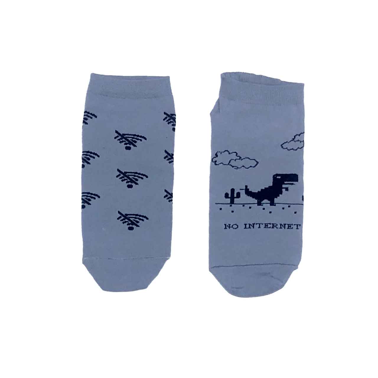 جوراب مچی نخی طرح نو وایفای اینترنت