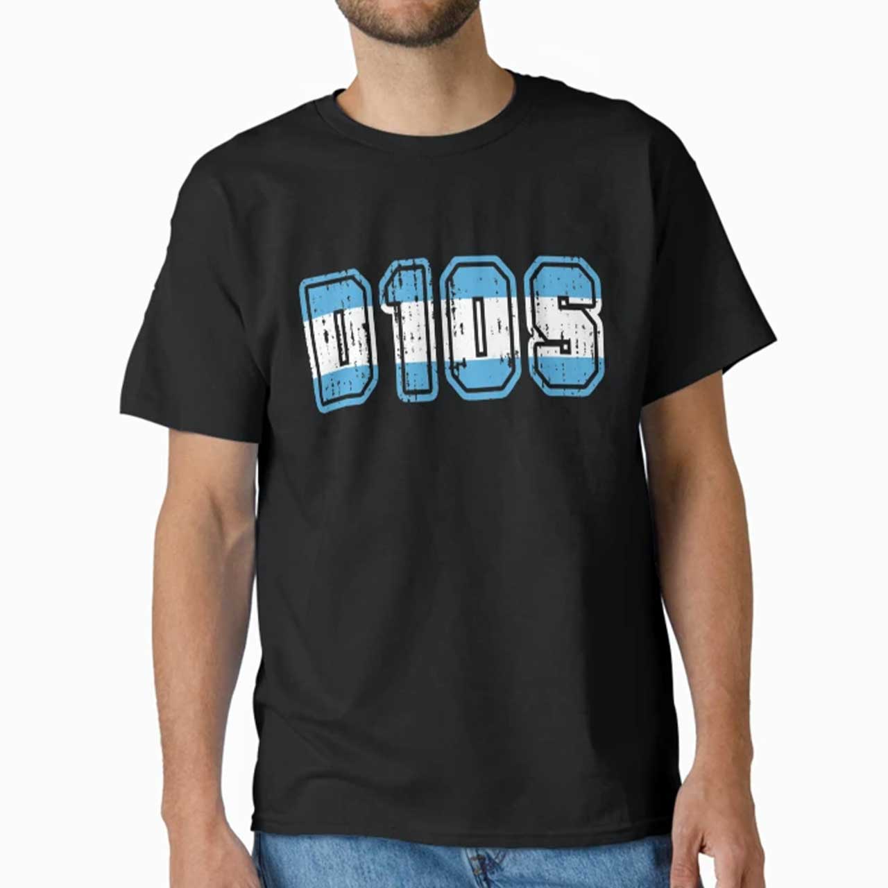 تیشرت مارادونا طرح D10S خدا