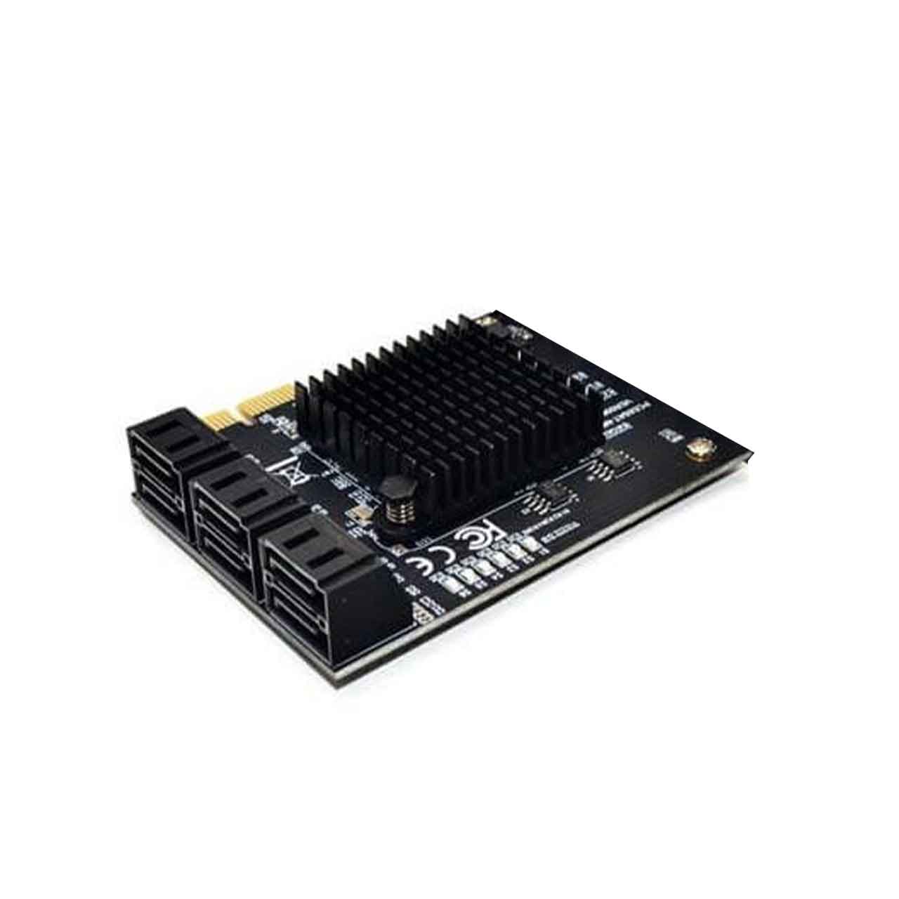 کارت ساتا SATA III شش پورت PCI-e